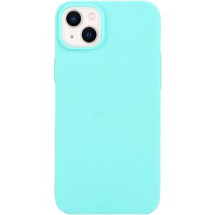Mobigear Colors iPhone 14 Hoesje Flexibel TPU Backcover - Blauw
