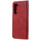Mobigear Zipper Huawei P40 Lite 5G Hoesje Bookcase Portemonnee - Rood