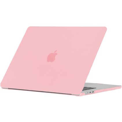 Mobigear Glossy MacBook Air 15 Inch (2023-2026) Hoes Hardshell Laptopcover MacBook Case - Roze - Model A2941 / A3114 / A3241 / A3448