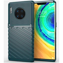 Mobigear Groove Huawei Mate 30 Pro Hoesje Flexibel TPU Backcover - Groen