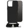 Mobilize Lanyard Gelly iPhone 14 Pro Flexibel TPU Hoesje met koord - Zwart