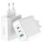 Mobilize Wall Charger Triple USB / USB-C Oplader Power Delivery 100W - Wit
