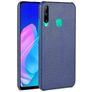 Mobigear Croco Huawei P40 Lite E Hoesje Hardcase Backcover - Blauw