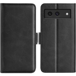 Mobigear Slim Magnet Google Pixel 8a Hoesje Bookcase Portemonnee - Zwart