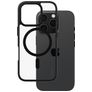 CARE by PanzerGlass Flagship iPhone 16 Pro MagSafe Hoesje Hardcase Backcover - Transparant / Zwart