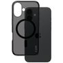 CARE by PanzerGlass Smokey iPhone 16 MagSafe Hoesje Hardcase Backcover - Transparant / Zwart