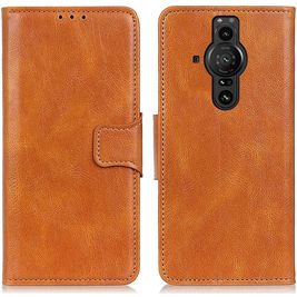 Mobigear Classy Sony Xperia Pro-I Hoesje Bookcase Portemonnee - Cognac