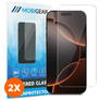 Mobigear iPhone 17 Pro Max Glazen Screenprotector - Case Friendly (2-Pack)