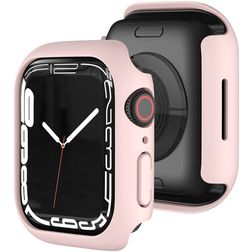 Mobigear Colors Dun Apple Watch - 45 mm Hardcase Hoesje - Roze