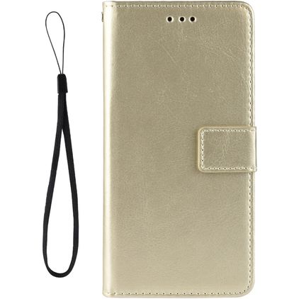 Mobigear Wallet Vivo V21 Hoesje Bookcase Portemonnee - Goud