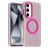Mobigear Shockproof Samsung Galaxy S24 FE MagSafe Hoesje Hardcase Backcover - Roze
