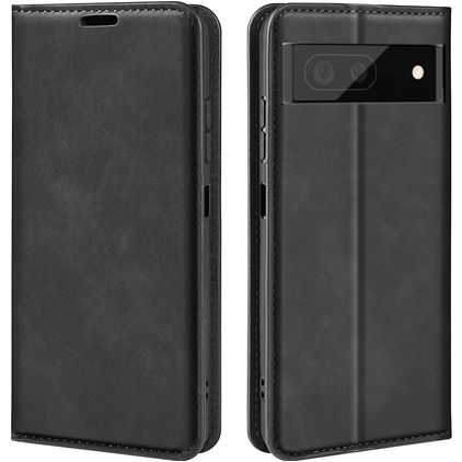Mobigear Retro Slim Google Pixel 7 Hoesje Bookcase Portemonnee - Zwart