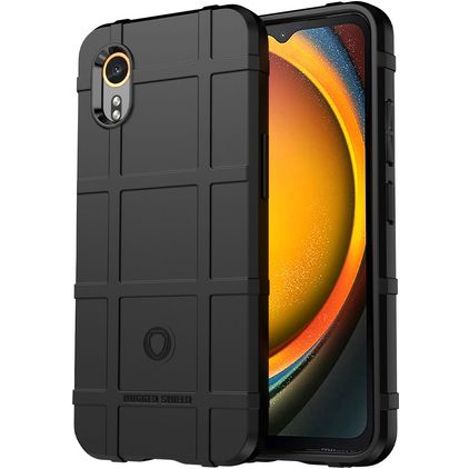 Mobigear Rugged Shield Samsung Galaxy Xcover 7 Hoesje Flexibel TPU Backcover Shockproof - Zwart