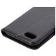Mobigear Flowers iPhone SE (2020) Hoesje Bookcase Portemonnee - Zwart