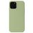 Mobigear Rubber Touch iPhone 13 Siliconen Hoesje Backcover - Pastelgroen
