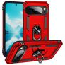 Mobigear Armor Ring Google Pixel 10 Pro XL Hoesje Hardcase Backcover Shockproof met Ringhouder - Rood
