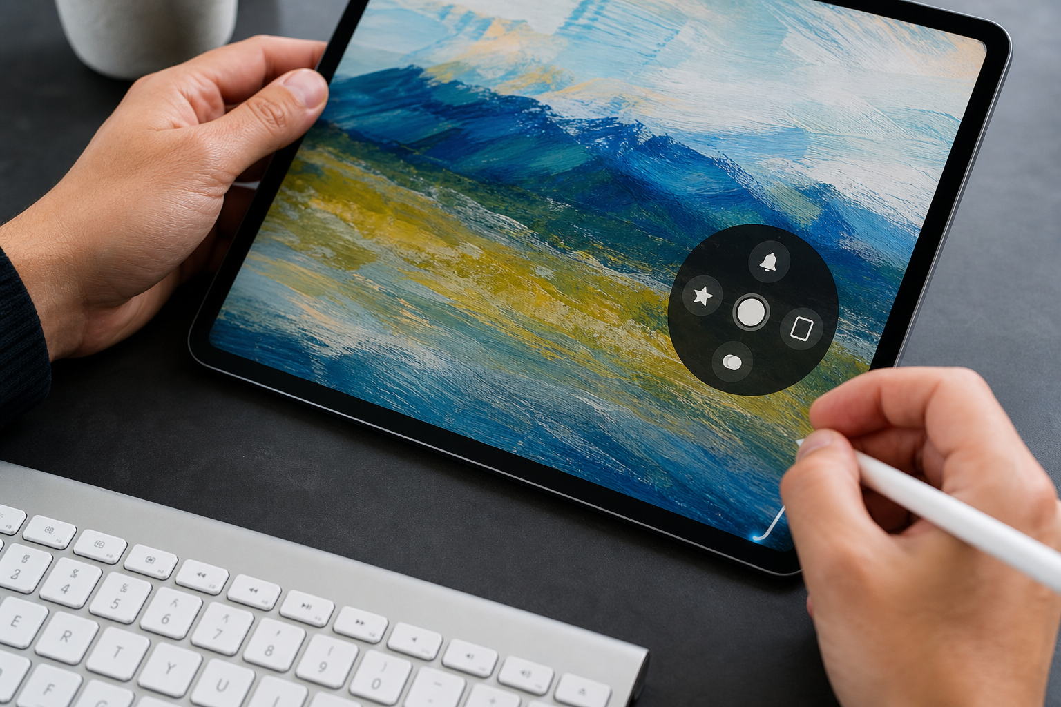 Alternatieve manieren: Apple Pencil en AssistiveTouch