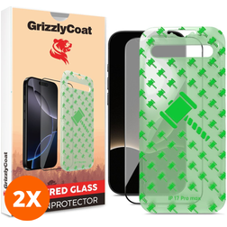 GrizzlyCoat Easy Align iPhone Air Glazen Screenprotector - Case Friendly + Installatie Frame (2-Pack)