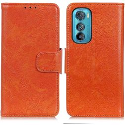 Mobigear Classy Motorola Edge 30 Hoesje Bookcase Portemonnee - Oranje