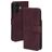 Mobiparts Classic Wallet MagSafe iPhone 16 MagSafe Hoesje Bookcase Portemonnee - Velvet Red