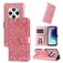 Mobigear Sunflower Xiaomi Redmi 14C Hoesje Bookcase Portemonnee - Roségoud