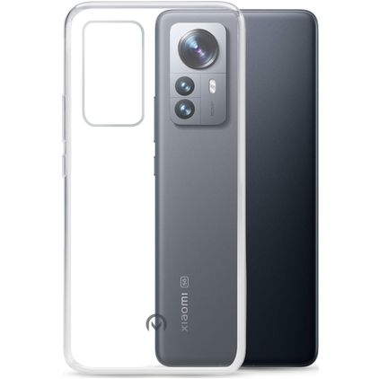Mobilize Gelly Doorzichtig Xiaomi 12 Pro Hoesje Flexibel TPU Backcover - Transparant