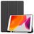 Mobigear Tri-Fold Gel iPad 9 (2021) Hoes TPU,Kunstleer Bookcase + Stylus Houder - Zwart