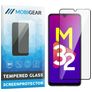 Mobigear Premium Samsung Galaxy M32 4G Glazen Screenprotector - Case Friendly - Zwart