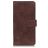 Mobigear Croco Motorola One Fusion Plus Hoesje Bookcase Portemonnee - Bruin