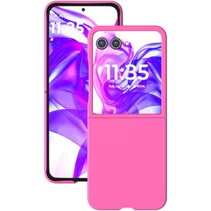 Mobigear Colors Motorola Razr 50 Ultra Hoesje Hardcase Backcover - Magenta