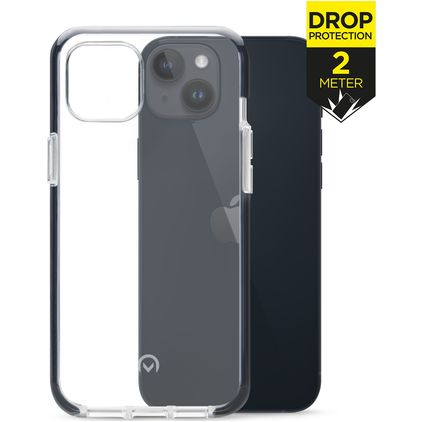 Mobilize Shatterproof iPhone 14 Plus Hoesje Hardcase Backcover Shockproof - Transparant / Zwart