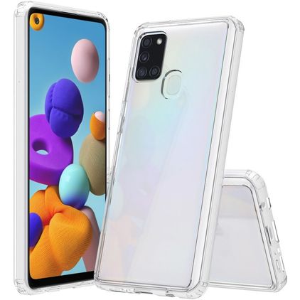 Mobigear Crystal Doorzichtig Samsung Galaxy A21s Hoesje Hardcase Backcover - Transparant