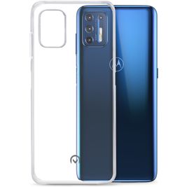 Mobilize Gelly Doorzichtig Motorola Moto G9 Plus Hoesje Flexibel TPU Backcover - Transparant