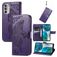 Mobigear Butterfly Motorola Moto G52 Hoesje Bookcase Portemonnee - Paars