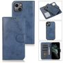 Mobigear Wallet iPhone 15 Hoesje Uitneembare 2in1 Bookcase Portemonnee - Donkerblauw