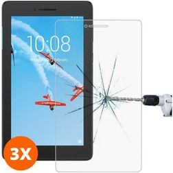 Mobigear Lenovo Tab E7 Glazen Screenprotector - Case Friendly (3-Pack)