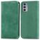 Mobigear Retro Slim Motorola Edge 20 Hoesje Bookcase Portemonnee - Groen