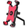 Mobigear PushHold Telefoonhouder Motor Achteruitkijkspiegel Klem Universeel - Rood