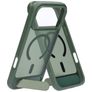 Mobiparts Hardcover iPhone 18 Pro Max MagSafe Hoesje Hardcase Backcover met Standaard - Satin Green