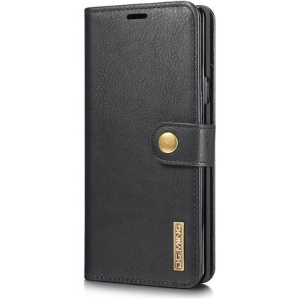 Mobigear Snap Button Samsung Galaxy Note 9 Hoesje Uitneembare 2in1 Bookcase Portemonnee - Zwart