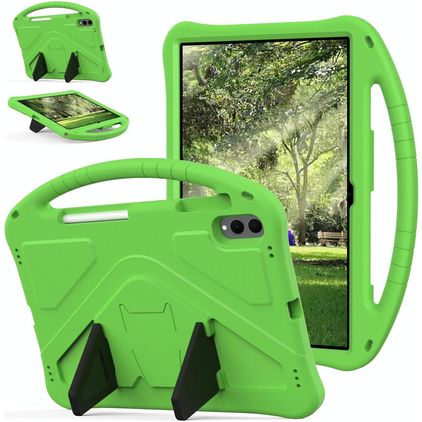 Mobigear AeroArmor Samsung Galaxy Tab S11 Ultra Hoes EVA Schuim + Stylus Houder - Groen