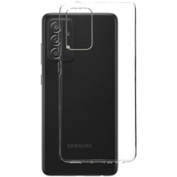 Mobiparts Classic Doorzichtig Samsung Galaxy A52 Hoesje Flexibel TPU Backcover - Transparant
