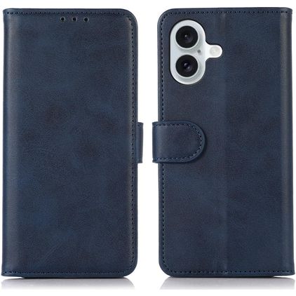 Mobigear Wallet iPhone 17 Hoesje Bookcase Portemonnee - Blauw