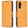 Mobigear Excellent Samsung Galaxy A56 Hoesje Bookcase Portemonnee - Cognac