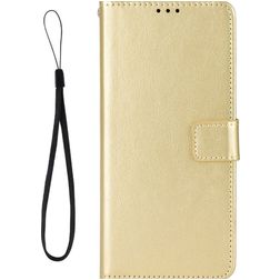 Mobigear Wallet POCO F4 GT Hoesje Bookcase Portemonnee - Goud