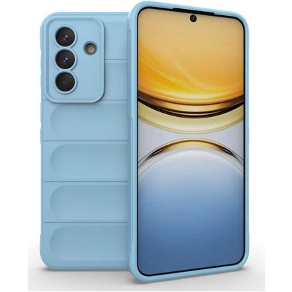Mobigear Bumpy Samsung Galaxy A57 Hoesje Flexibel TPU Backcover - Blauw