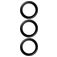 PanzerGlass Hoops Samsung Galaxy S26 Glazen Camera Lens Protector - Case Friendly - Zwart