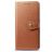 Mobigear Snap Button OPPO A9 (2020) Hoesje Bookcase Portemonnee - Cognac