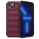 Mobigear Bumpy iPhone 14 Plus Hoesje Flexibel TPU Backcover - Bordeaux Rood