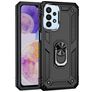 Mobigear Armor Ring Samsung Galaxy A23 Hoesje Hardcase Backcover Shockproof met Ringhouder - Zwart